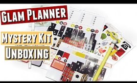 Glam Planner Mystery Kit: OCTOBER UNBOXING, Monthly Mystery Subscription