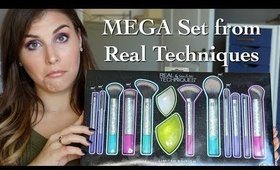 Real Techniques Full Face MEGA Brush Set Review | Bailey B.