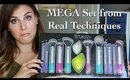 Real Techniques Full Face MEGA Brush Set Review | Bailey B.
