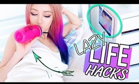 12 LIFE HACKS Every LAZY PERSON Should Know!!!