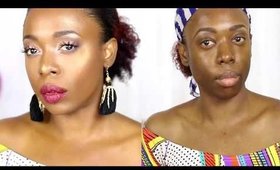 SUMMER GLOW FOR OILY SKIN USING DRUGSTORE MAKEUP| MAKEUP TUTORIAL