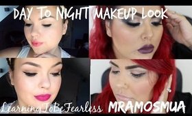 Day to Night Makeup Look| Collab with LearningToBeFearless | MRamosMUA
