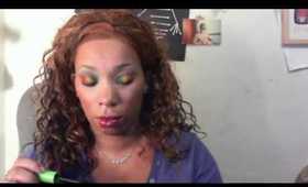 rasta eye look inspired