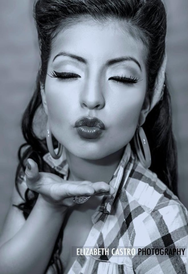 Pin Up Girl Makeup & Hairstyle, Mardy C.'s Photo