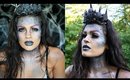 Dark Glittery Mermaid Halloween Makeup | Collab with Jessica Gilmartin