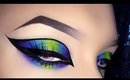 Sexy Neon, Exotic, Colorful Cat Eye - Arabic Makeup Tutorial using Urban Decay Electric Palette