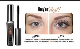 BENEFIT: THEY'RE REAL MASCARA REVIEW PLUS DEMO!