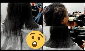 Blunt Cut on low porosity hair