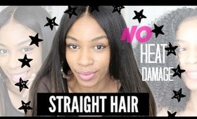 How to Wear Natural Hair under Straight Wigs