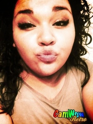Pic me throwing a kiss lol and my makeup look hope you guys like it :)