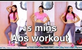 Fitness Friday : 15 mins abs workout to get flat tummy.