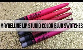 Maybelline Color Blur Matte Lip Pencil Swatches & Giveaway.