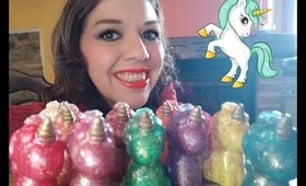 DIY Facilissimo : Trasformiamo dei Semplici UNICORNI BIANCHI in Super PUCCIOSI con gli Smalti !