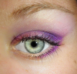 Purple with pink highlights