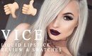 UD VICE LIQUID LIPSTICK REVIEW & SWATCHES | ASHLEY WAGNER