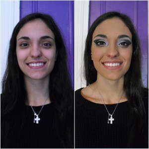 Part of my "Before and After" makeup event.