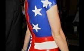 katy perry Inspired American Flag 4th of july OOTD