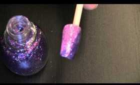 African Violets 3D Nail Art