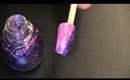 African Violets 3D Nail Art