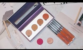 Colourpop 霧面粉狀眼影眼部試色 & Just Peachy唇釉試色｜Nabibuzz娜比