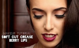 Soft Cut Crease + Berry Lip | Fall Inspired Makeup Tutorial