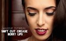 Soft Cut Crease + Berry Lip | Fall Inspired Makeup Tutorial