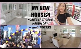 VLOG: MY NEW HOUSE?! KOBE'S LAST GAME, ANOTHER LV UNBOXING + TARGET RANDOMNESS | hollyannaeree