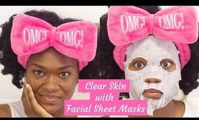 How to clear acne scars | Organic Facial Sheet Masks