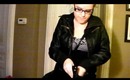 OOTD : Edgey Look  (Combat Boots & Leather Jacket) : October 10 2012