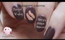 Bacon nail art tutorial for anti Valentine's Day