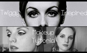 Twiggy Inspired Makeup Tutorial HD