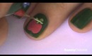 Simple Back to School Nail Art Tutorial ♥ Chalkboard Nail Design for short nails