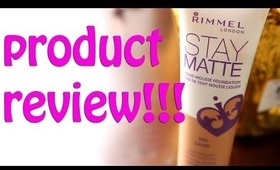 Rimmel Stay Matte Liquid Mousse Foundation Review