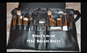 What's in my MAC brush belt?