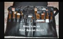 What's in my MAC brush belt?