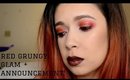 Red Grungy Glam + Announcement! | Alexis Danielle