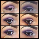 purple smokey eye pictorial