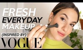 EVERYDAY FRESH MAKEUP: Vogue Inspired GRWM! | Jamie Paige