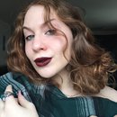 Simple Dark Burgundy Lipstick Makeup Look