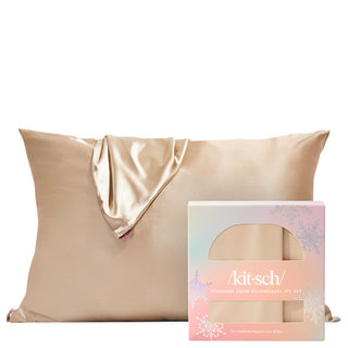 Kitsch Holiday Standard Pillowcase Set Champagne