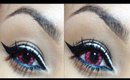 Fun Black and White Outlined Eyeliner Tutorial