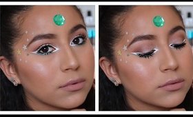 Music Festival Makeup Tutorial | Coachella, Ultra, E-Zoo | Virginiaaaxo