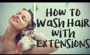 How to Wash Fusion, Weft, Tape, & Micro Ring Hair Extensions | Instant Beauty ♡