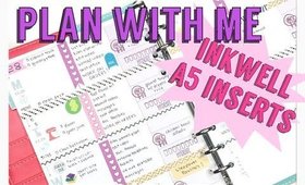 NEW YEAR Plan with me: INKWELL PRESS A5 INSERTS #27