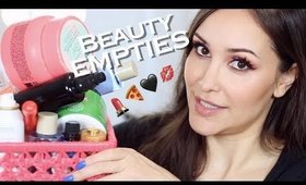 literally... ALL my empty beauty products
