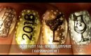 Born Pretty 166   New Years Champagne Nail Art