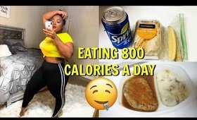 EATING 800 CALORIES A DAY! | WHAT I EAT IN A DAY | 5:2 INTERMITTENT FASTING