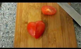 Valentines Day tomato hearts!
