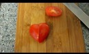 Valentines Day tomato hearts!