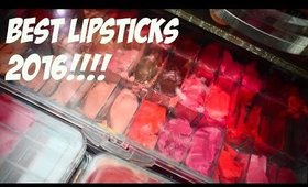 THE BEST LIPSTICKS 2016!!!!